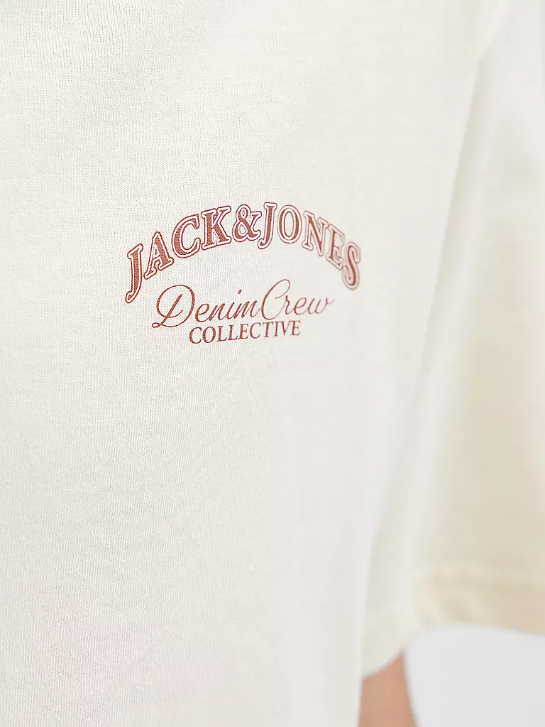 JACK & JONES | T-shirt da ragazzo JJEBRANDES | Crema
