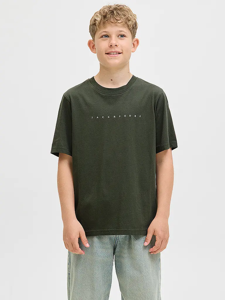 JACK & JONES | T-shirt da ragazzo JJESTAR | Verde scuro
