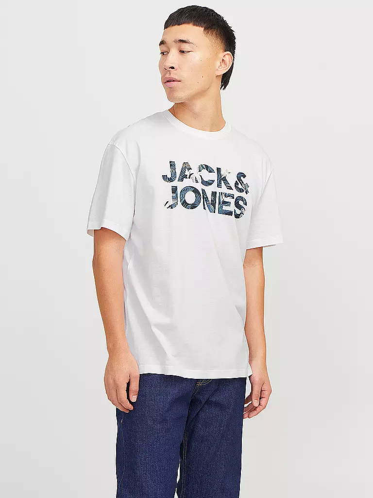 JACK & JONES | T-Shirt JJEBRYAN | Bianco