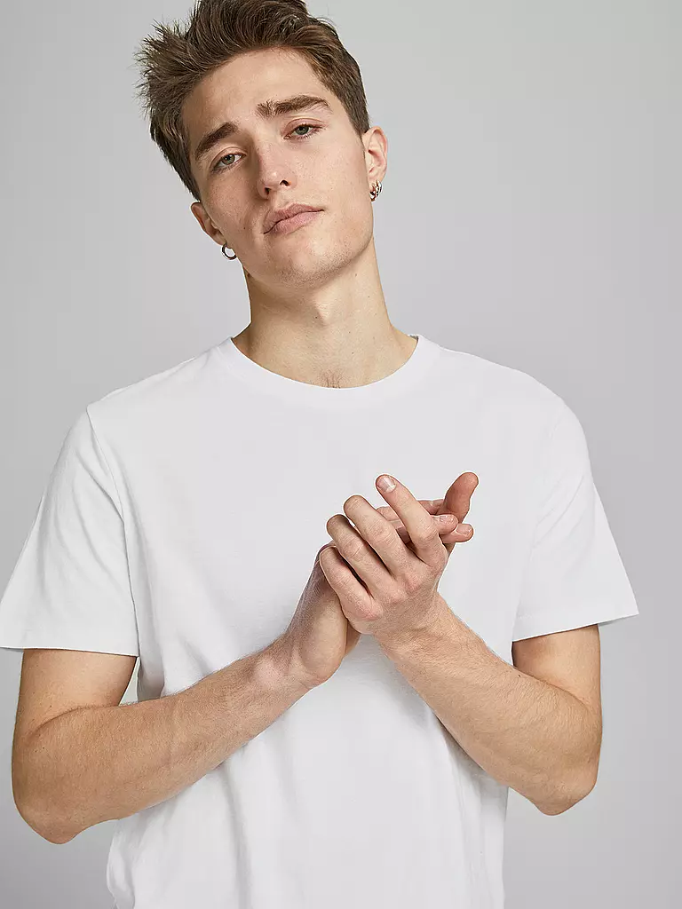 JACK & JONES | T-Shirt JJENOA  | Bianco