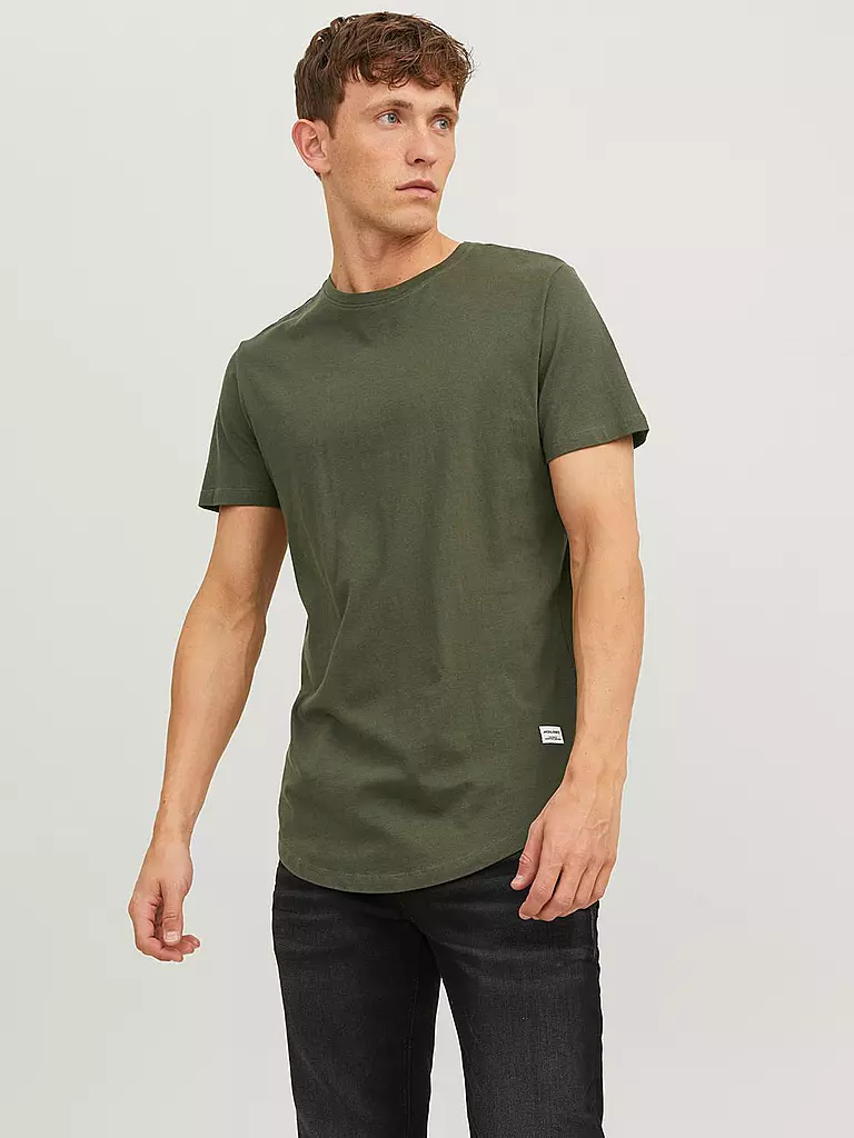 JACK & JONES | T-Shirt JJENOA | Oliva