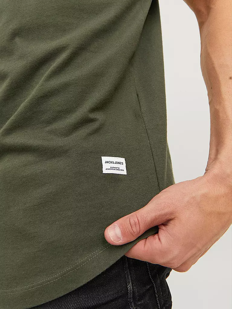 JACK & JONES | T-Shirt JJENOA | Oliva