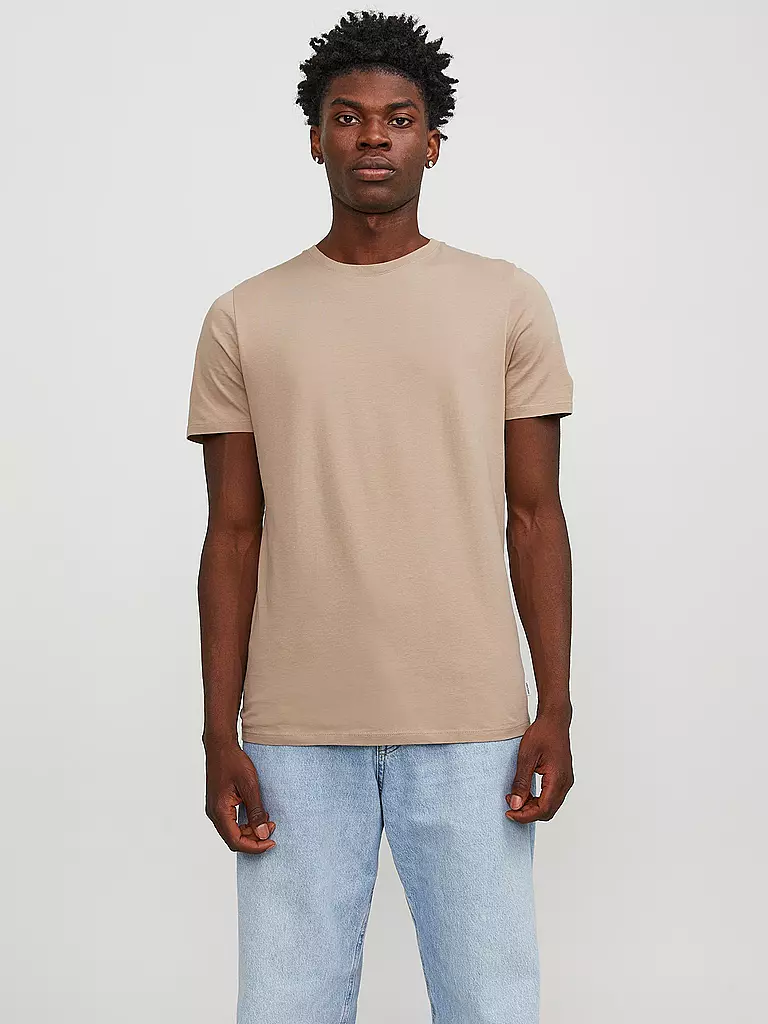 JACK & JONES | T-Shirt JJEORGANIC | Beige