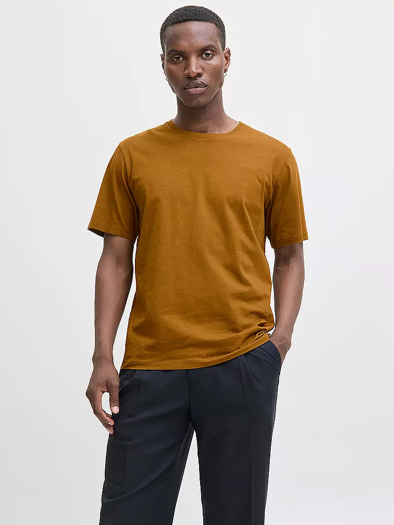 JACK & JONES | T-Shirt JJEORGANIC | Marrone chiaro