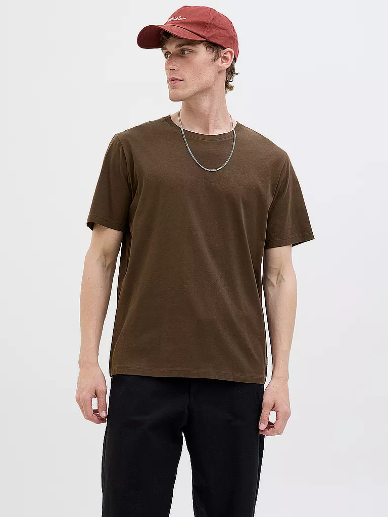 JACK & JONES | T-shirt JJEORGANIC | Marrone