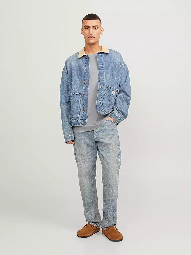 JACK & JONES | T-shirt JJEORGANIC | Grigio chiaro