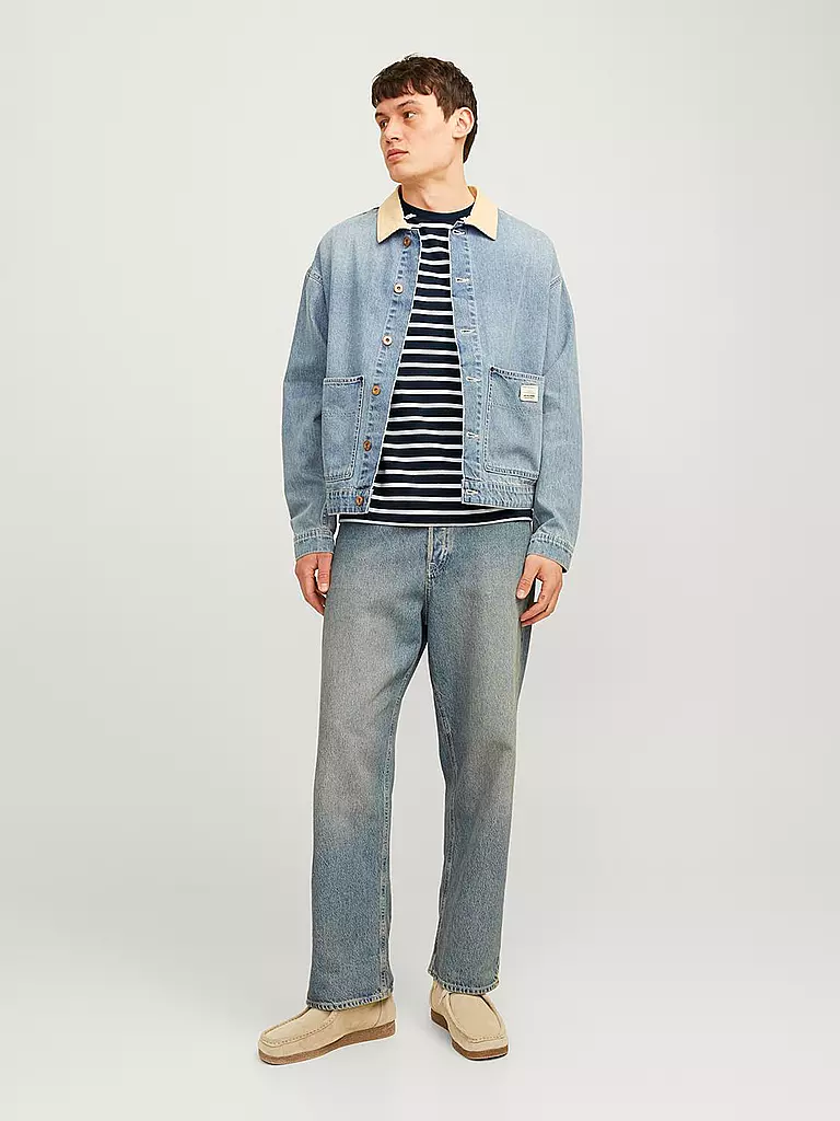 JACK & JONES | T-Shirt JJEORGANIC | Blu scuro