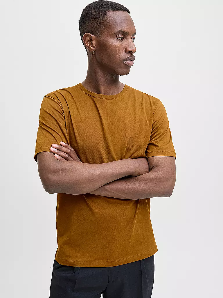 JACK & JONES | T-Shirt JJEORGANIC | Marrone chiaro