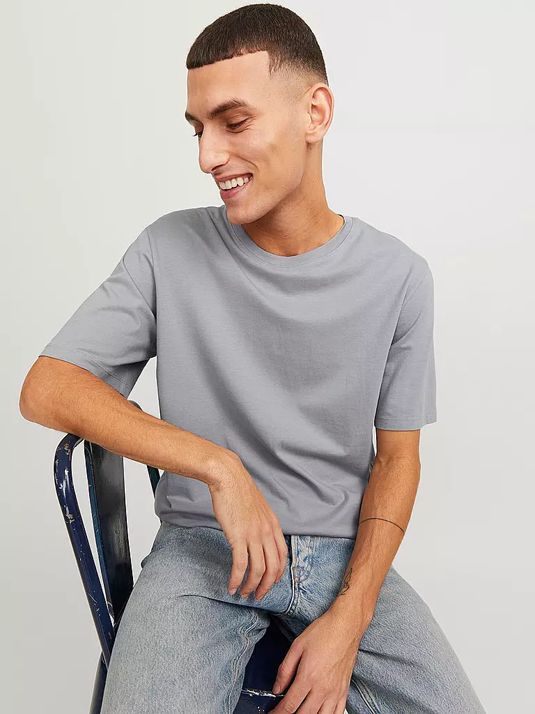 JACK & JONES | T-shirt JJEORGANIC | Grigio chiaro