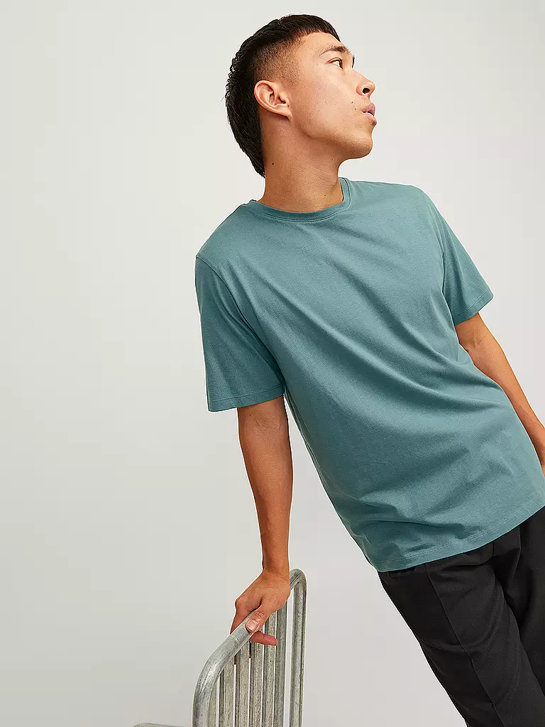 JACK & JONES | T-Shirt JJEORGANIC | Petrolio