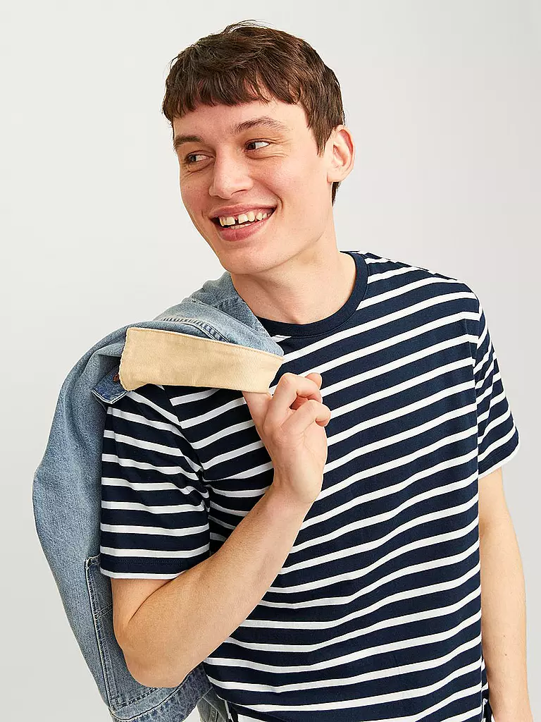 JACK & JONES | T-Shirt JJEORGANIC | Blu scuro