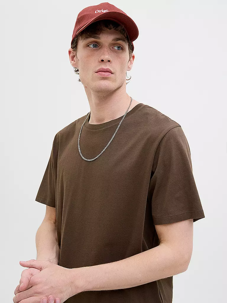 JACK & JONES | T-shirt JJEORGANIC | Marrone