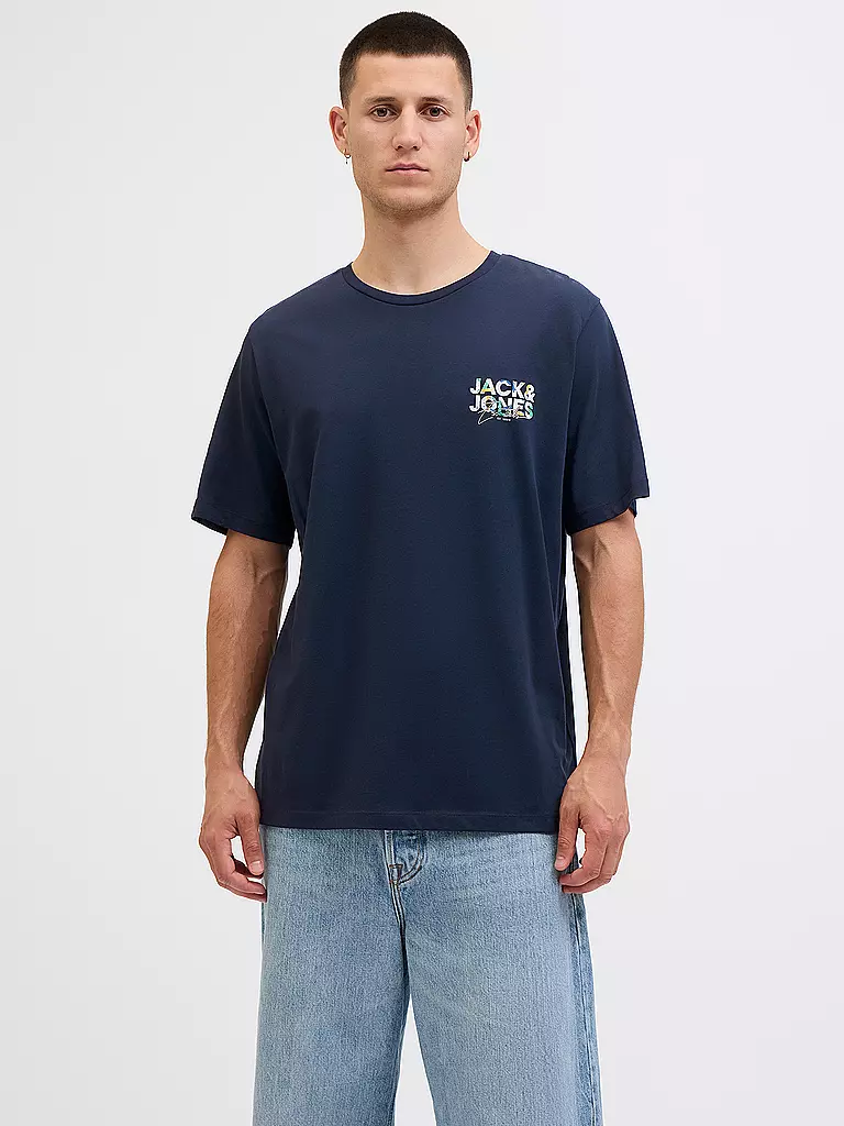JACK & JONES | T-Shirt JJGEPLAS | Blu scuro