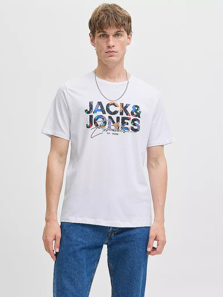 JACK & JONES | T-Shirt JJGEPLAS | Bianco