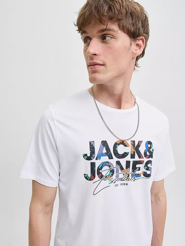 JACK & JONES | T-Shirt JJGEPLAS | Bianco