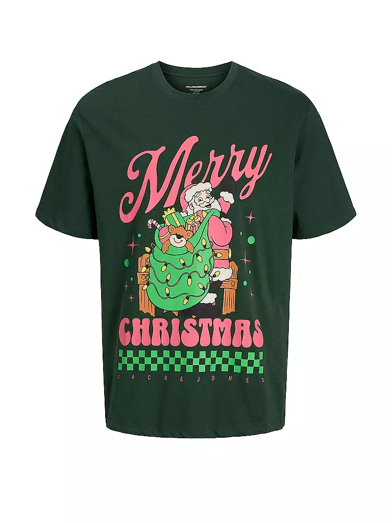 JACK & JONES | T-Shirt JORHOLIDAY | Verde scuro