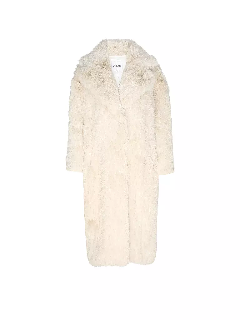 JAKKE | Mantel in Felloptik KATIE | Crema