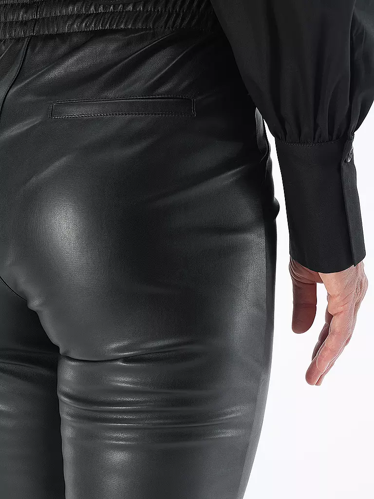 JAPAN TKY | Hose in Lederoptik KIYOKO | Nero