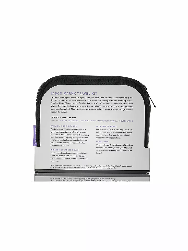 JASON MARKK | Set da viaggio per la pulizia delle scarpe | Nero