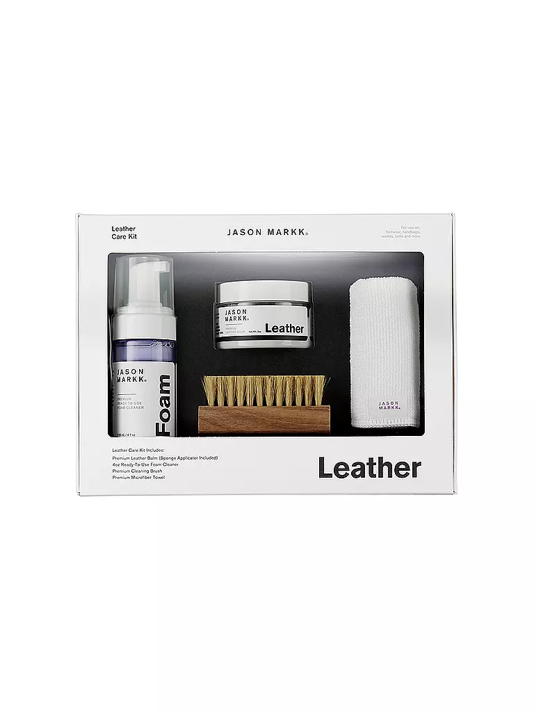 JASON MARKK | Set per la cura della pelle - Leather Care Kit | Bianco