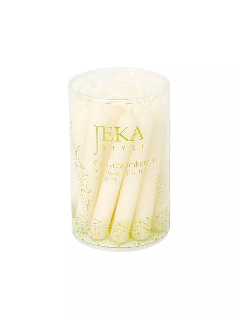 JEKA | Candele per albero di Natale, confezione da 20, avorio | Crema