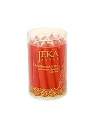 JEKA | Candele per albero di Natale, confezione da 20, Rosso Rosso | Senza colore