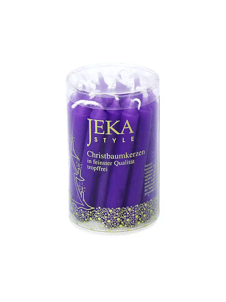 JEKA | Candele per albero di Natale, confezione da 20, viola | Lilla