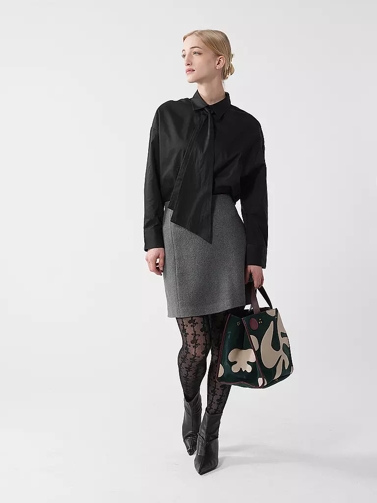 JEROME DREYFUSS | Borsa in pelle - Shopper LEON M | Petrolio