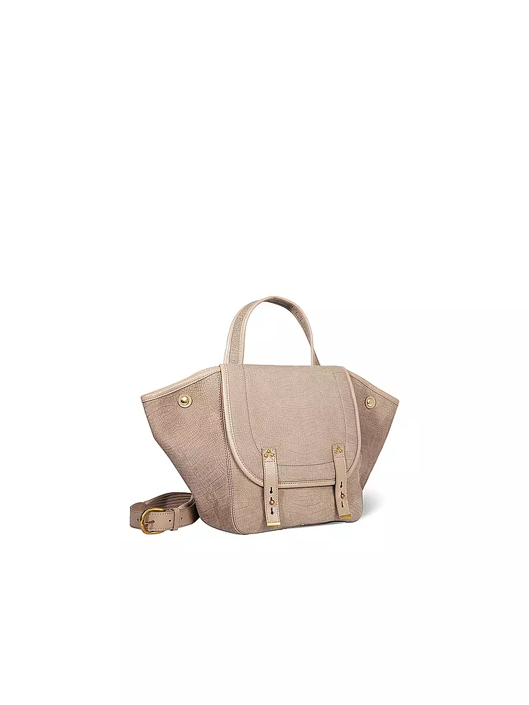 JEROME DREYFUSS | Ledertasche - Henkeltasche STAN PANIER Medium | Grigio