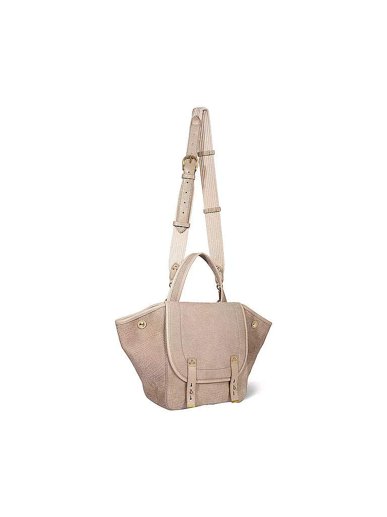 JEROME DREYFUSS | Ledertasche - Henkeltasche STAN PANIER Medium | Grigio