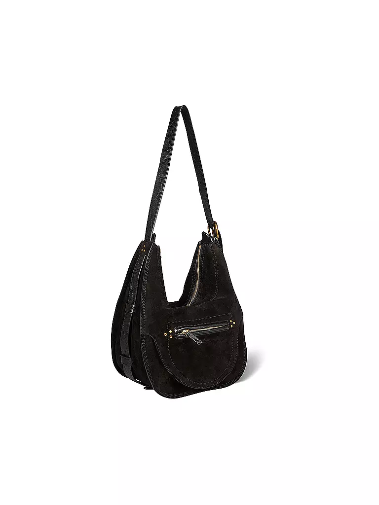 JEROME DREYFUSS | Ledertasche - Hobo Bag DINO | Nero