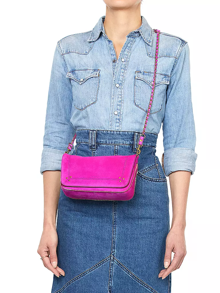 JEROME DREYFUSS | Ledertasche - Mini Bag BOBI Small | Fucsia