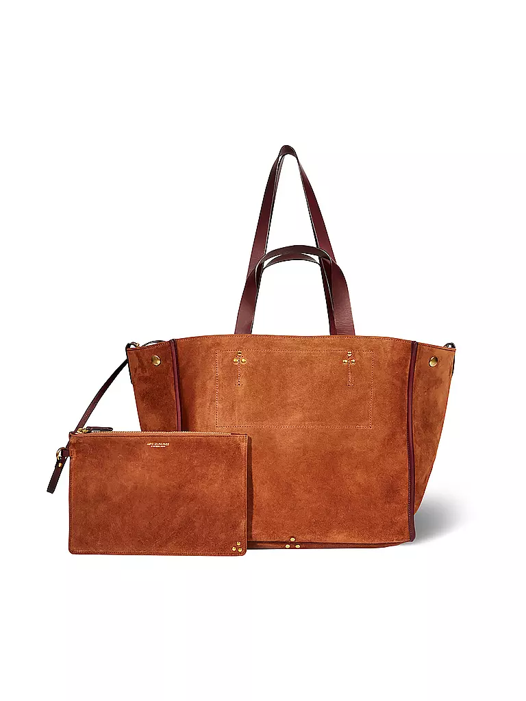 JEROME DREYFUSS | Ledertasche - Shopper LEON M | Marrone