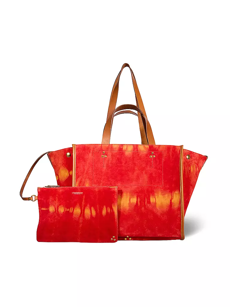 JEROME DREYFUSS | Ledertasche - Shopper LEON Medium | Arancione