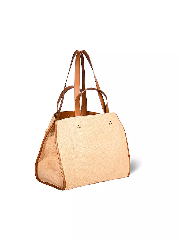 JEROME DREYFUSS | Ledertasche - Shopper LEON Medium | Beige