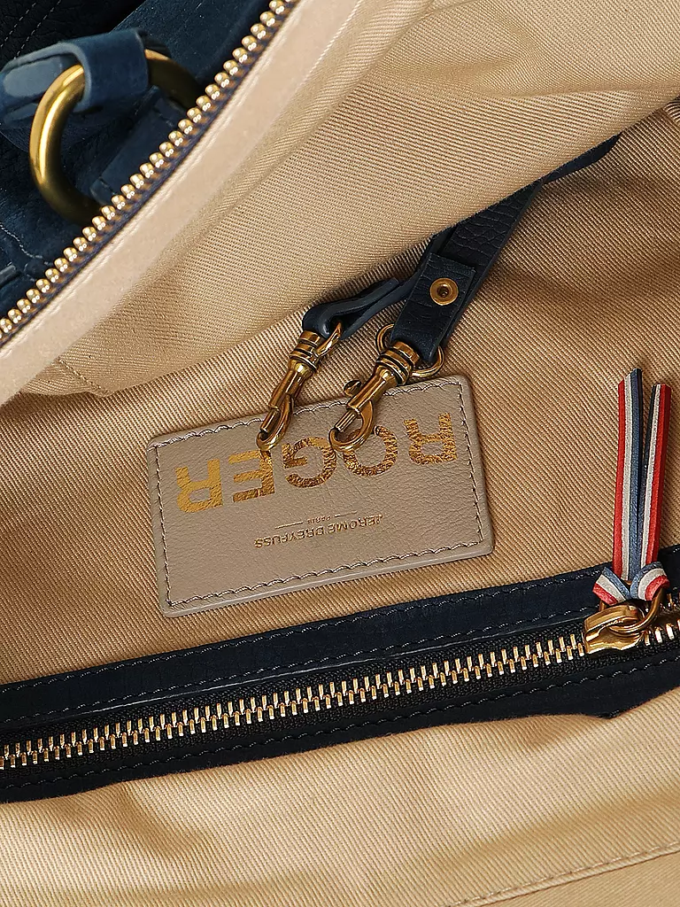 JEROME DREYFUSS | Ledertasche - Shopper ROGER | Blu scuro
