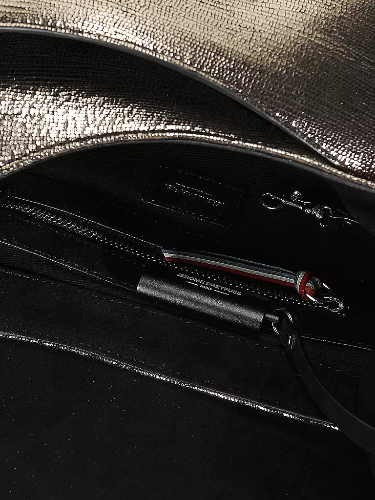 JEROME DREYFUSS | Ledertasche - Umhängetasche LULU L | Argento