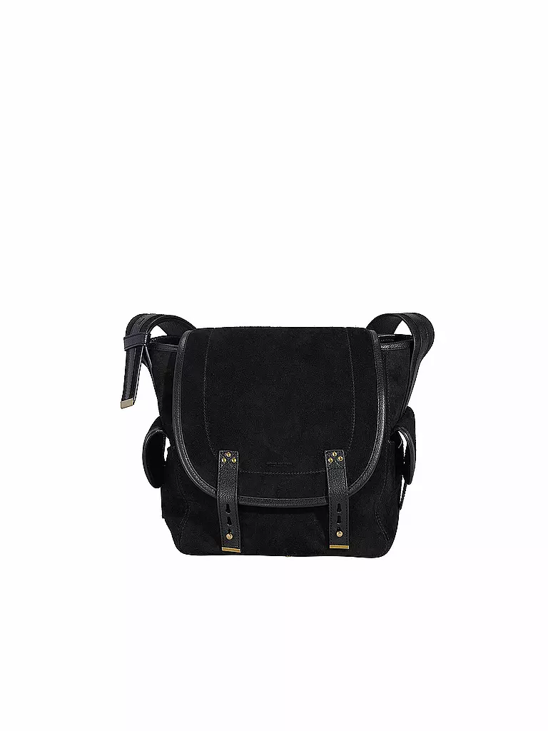 JEROME DREYFUSS | Ledertasche - Umhängetasche STAN Large | Nero