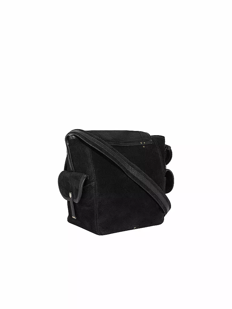 JEROME DREYFUSS | Ledertasche - Umhängetasche STAN Large | Nero