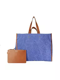 JEROME DREYFUSS | Leinentasche - Shopper LEON Large | Blu