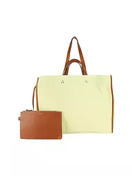 JEROME DREYFUSS | Leinentasche - Shopper LEON Large | Giallo