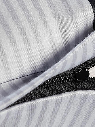 JOOP | Biancheria da letto in raso Cornflower Stripes 2 x 70x90cm / 200x200cm Deep Stone