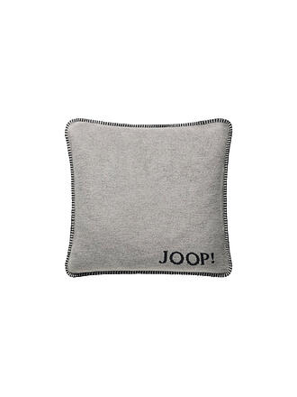 JOOP | Federa per cuscino "Uni Doubleface" 50x50cm (Cenere-Antracite)