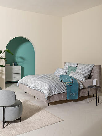 JOOP | Biancheria da letto in raso 2x 70x90cm/200x200cm CORNFLOWER GLEAM Aqua