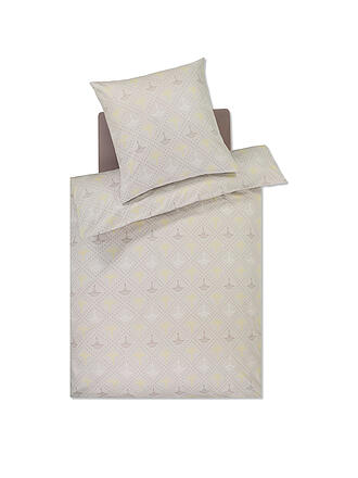 JOOP | Biancheria da letto in raso CORNFLOWER CHARM 70x90 / 140x200cm Vanilla