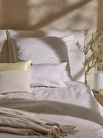 JOOP | Biancheria da letto in raso CORNFLOWER CHARM 70x90 / 140x200cm Vanilla