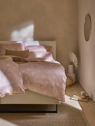 JOOP | Biancheria da letto in raso CORNFLOWER CHARM 70x90 / 140x200cm Nude