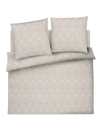 JOOP | Biancheria da letto in raso CORNFLOWER CHARM 2x 70x90cm/200x200cm Vaniglia