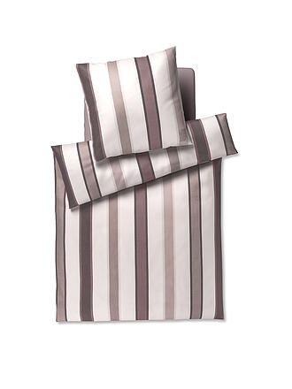 JOOP | Biancheria da letto in raso Banks 70x90cm/140x200cm Stone