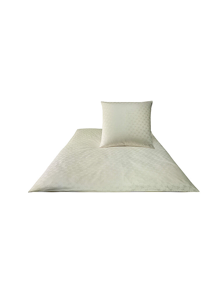 Joop Biancheria da letto in raso Cornflower 70x90cm / 140x200cm Naturale crema
